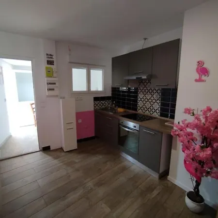 Maison Pink Flamingo Aeroport Tille 2 A 4 Personnes Esterno foto